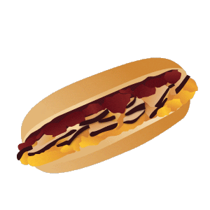 Hoagie Gobbler Sticker by Wawa