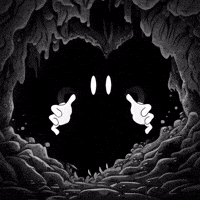 Oddsturgeon eyes scary monster hands GIF