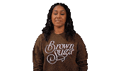 Happy Brown Sugar Sticker by Ashley Adana