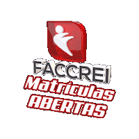 faccrei matriculasabertas faccrei faculdadecristorei Sticker