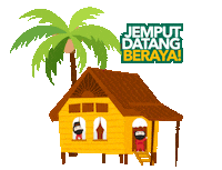 Ninja Van Raya Sticker by ninjavanmalaysia