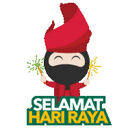 Ninja Van Raya Sticker by ninjavanmalaysia