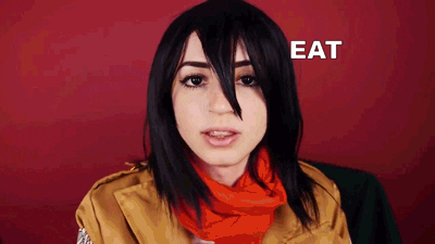 GibiOfficial giphyupload eat attack on titan aot GIF