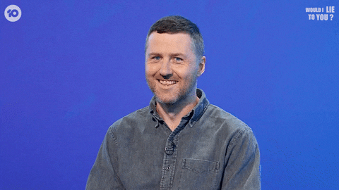 WouldILieToYouAU giphyupload happy thumbs up would i lie to you GIF