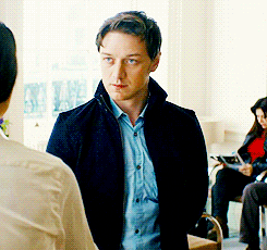 well fuck you too james mcavoy GIF