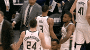 High Five Best Friends GIF by NBA