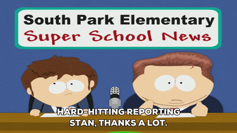reporting eric cartman GIF by South Park 