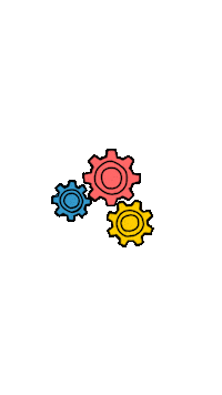 Gear Spinning Sticker by Ela Miranda
