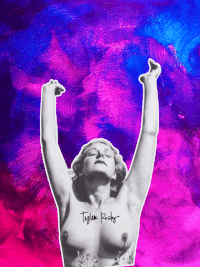 black and white art GIF by Tyler Resty