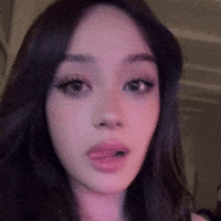 Biting Make Up GIF