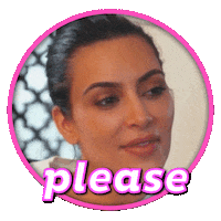 kim please Sticker by DKISS