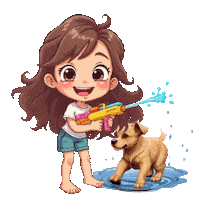 Boys Girls Cute Puppy Sticker