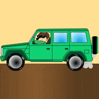Driving New Car GIF by ChesterAbstract