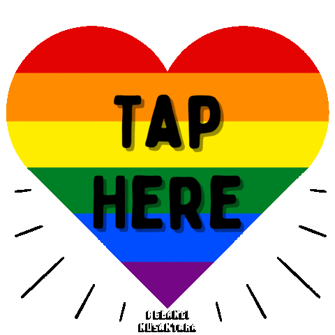 Click Here Lgbt Pride Sticker by Pelangi Nusantara