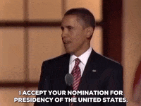 barack obama nomination GIF by Obama