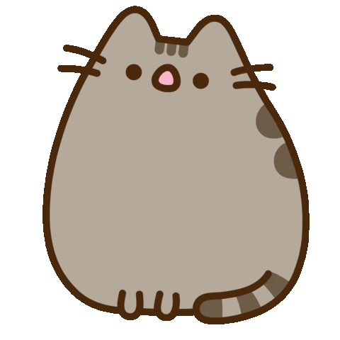 Hungry Fat Cat Sticker by Pusheen