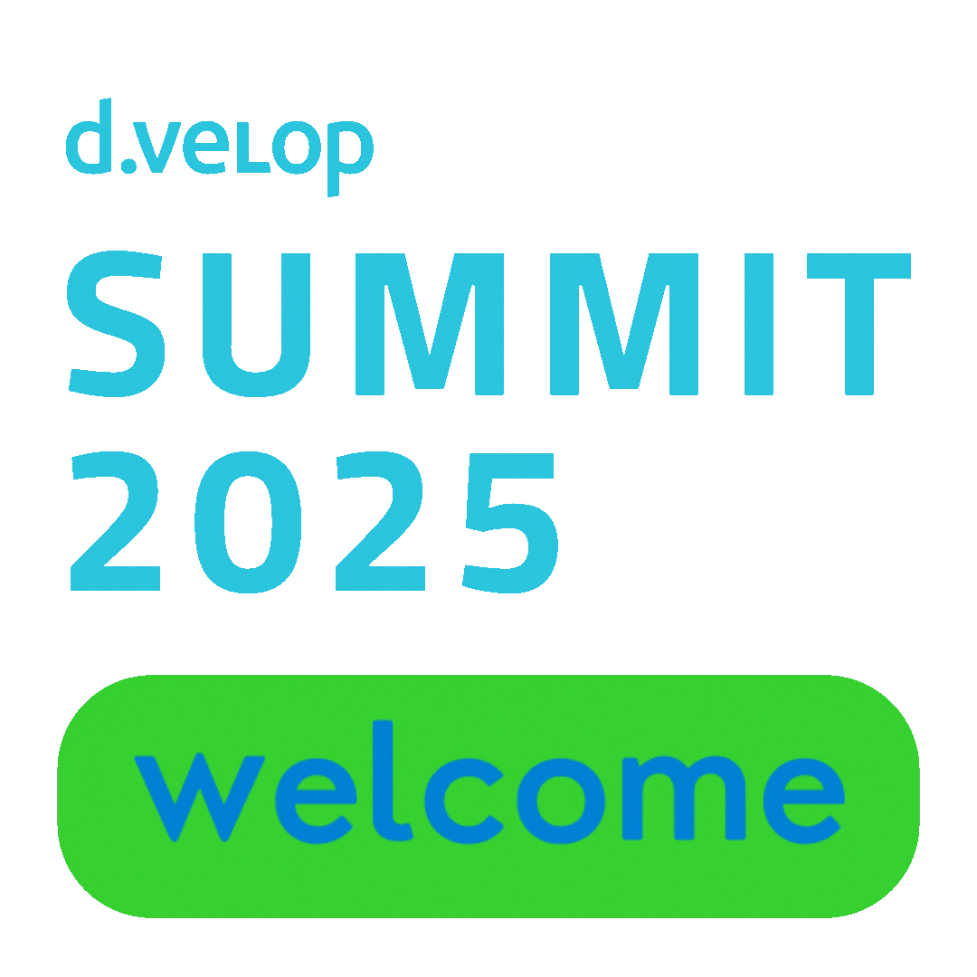 Welcome Sticker by d.velop