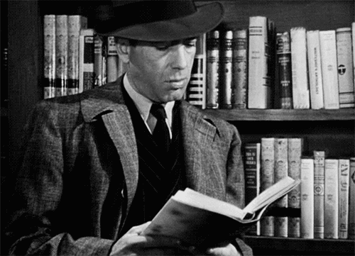 he reads humphrey bogart GIF by Warner Archive