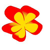 Happy Yellow Flower Sticker by Flat White Websites