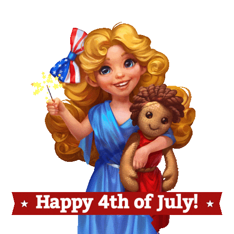 Happy Independence Day Sticker by G5 games