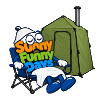 Happy Sauna Sticker by Sunny Funny Days