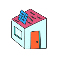 acis_energia home house energy solar Sticker