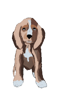 isabelatierradentro dog tongue plane procreate Sticker