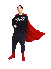 Hero Tjo Sticker by sugarbitz and friends