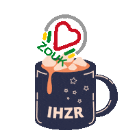 Melting Hot Chocolate Sticker by Visual Beesy