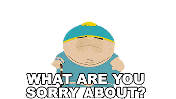 Sorry Cartman Sticker by South Park