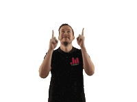 Point Up Sticker by Bax Music