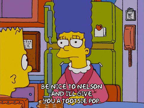 tired bart simpson GIF