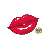 icon_wellness love lips icon iconic Sticker