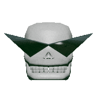 MediocreMetastasis what shock huh skeleton Sticker