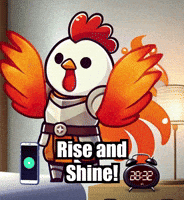 Rise And Shine Morning GIF by Zorooster