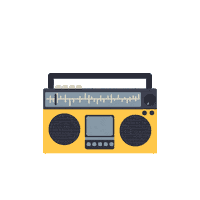 Radio Listening Sticker