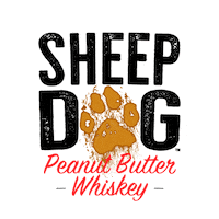sheepdogau drink whiskey sheep dog mutts nuts Sticker