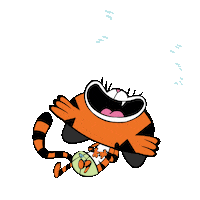 Happy Laugh Sticker by Mrs Wordsmith