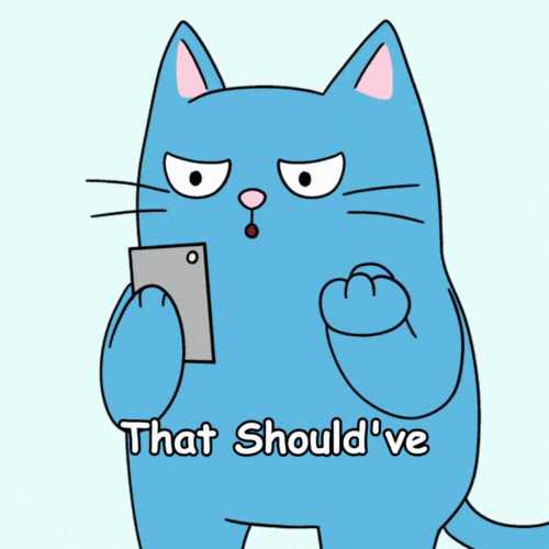 Blue Cat GIF
