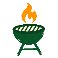Vegan Bbq Sticker by GREENFORCE
