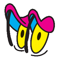 rjpaper design eyes sleep sleepy Sticker