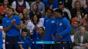celebrate oh yeah GIF by NBA
