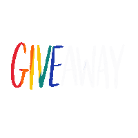 Rainbow Giveaway Sticker