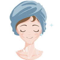 hellocalmwaters beauty relax skin zzz Sticker