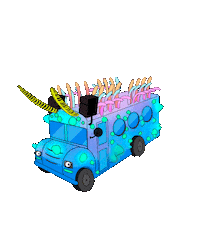 Party Bus Sticker