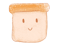 Bread Smile GIF