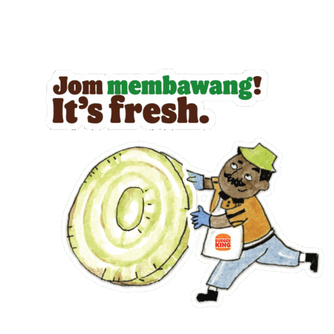 Sate Satay Sticker by Burger King Malaysia