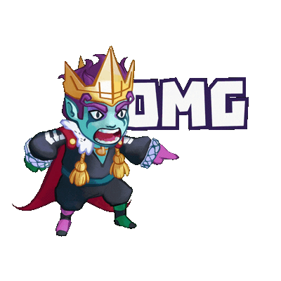King What Sticker by KONAMI