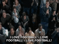 I Love Football GIF by Giffffr