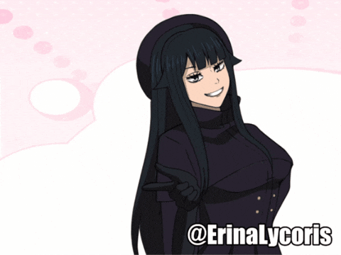Black Hair Anime Girl GIF